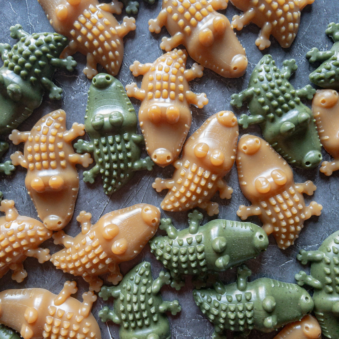 Vegetable & Peanut Butter Crocodiles